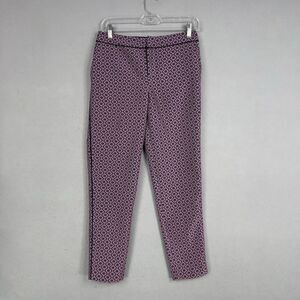 Juicy Couture Pants Womens 0 Jacquard Brocade Slim Tuxedo Floral Dressy Feminine
